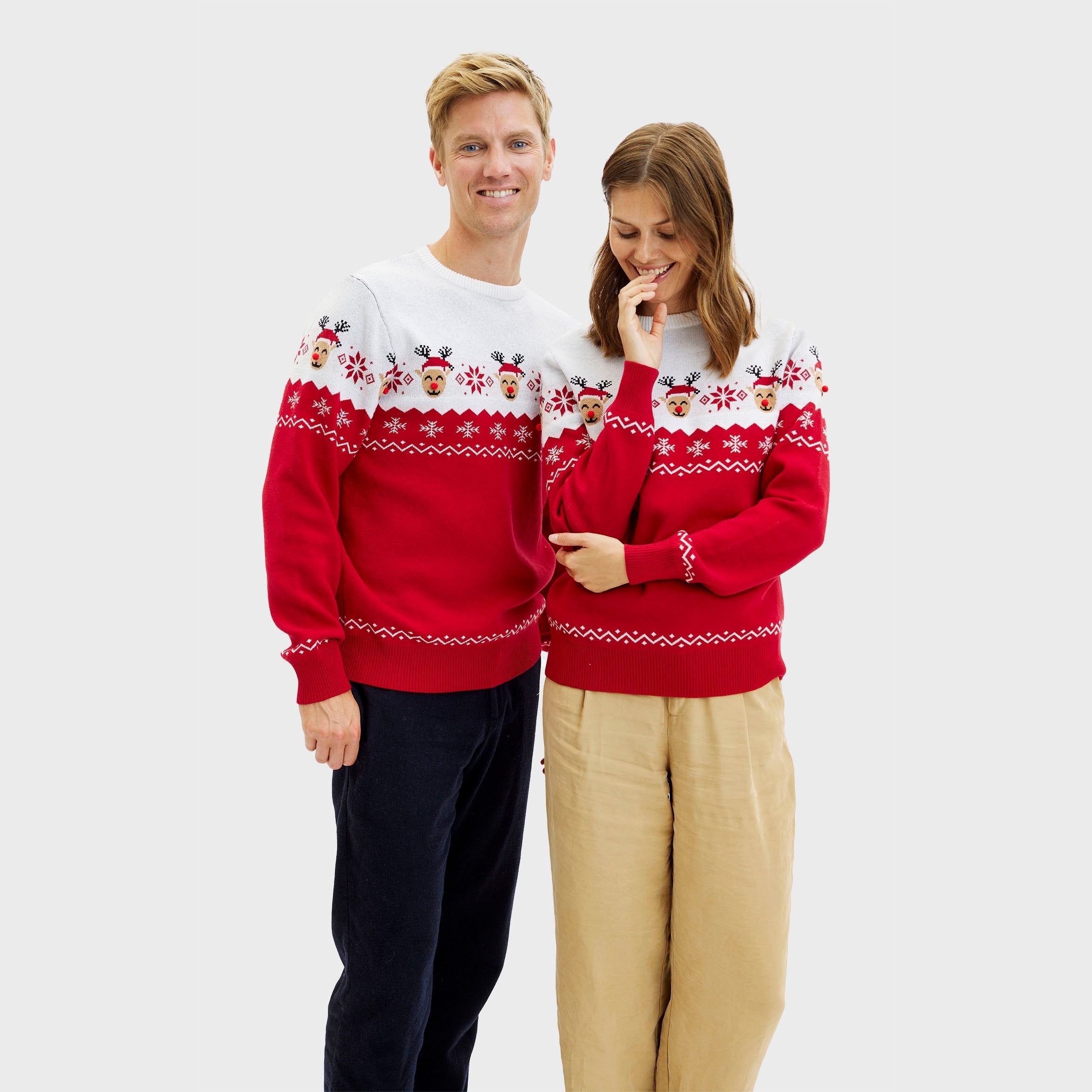 De schattige kersttrui - Heren